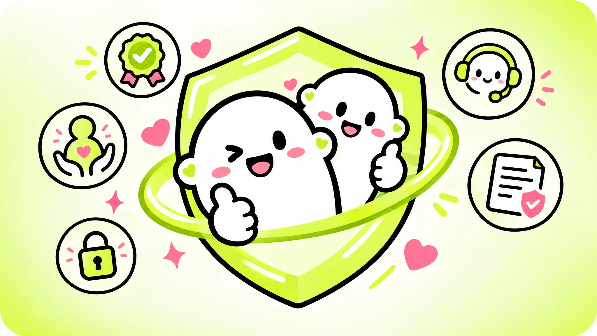 安全与履约插画